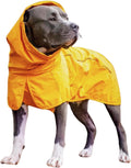 Dog Raincoat - All-Weather Protection and Comfort - Breathable Comfort, Adaptive Fit, and Safety Enhancements - Mustard Yellow - 3XL