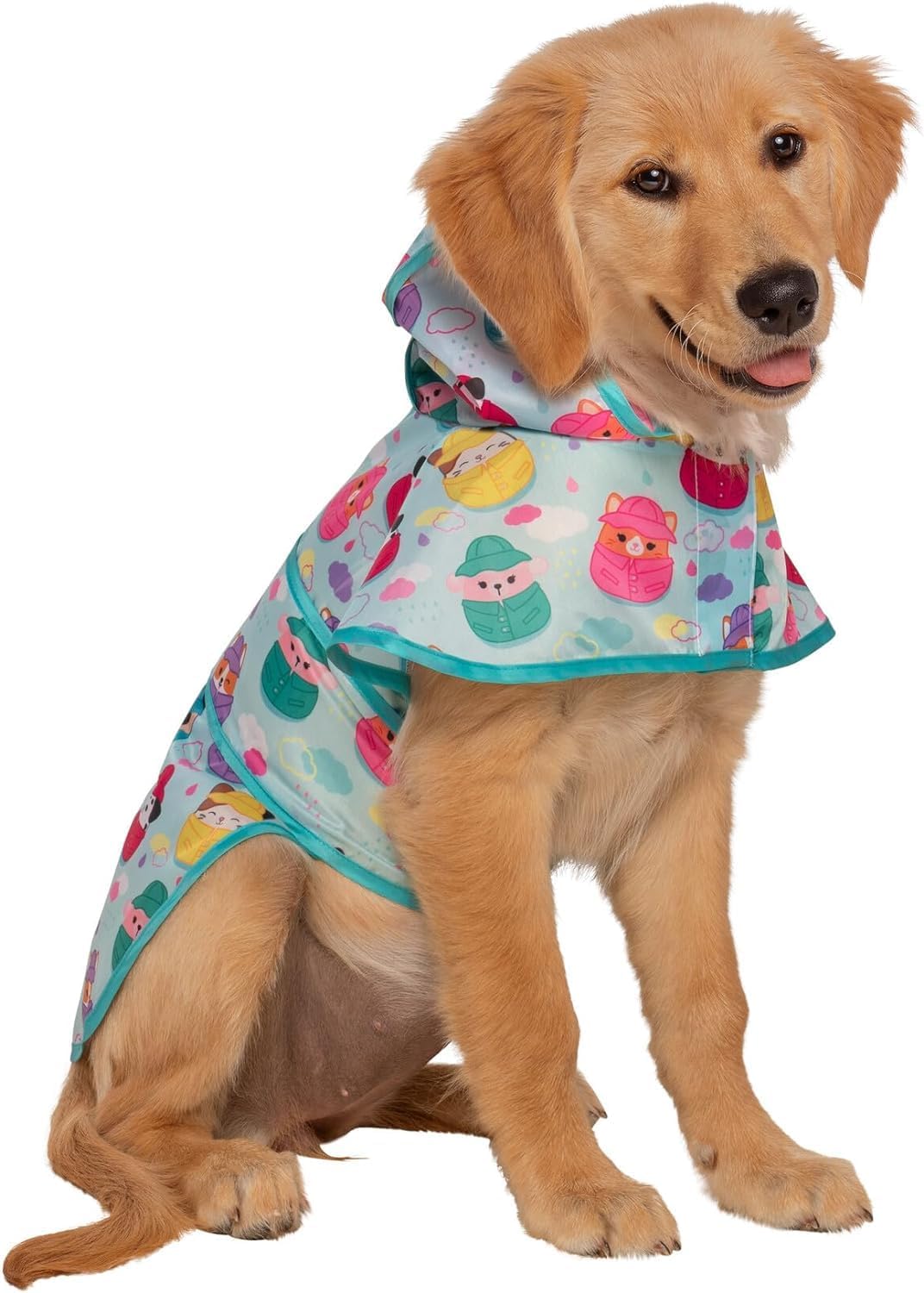 Original Dog Coat Small-Sized It’s Raining Squish Pet Raincoat - Ultrasoft Official  Pets Apparel Small Dog Rain Coat